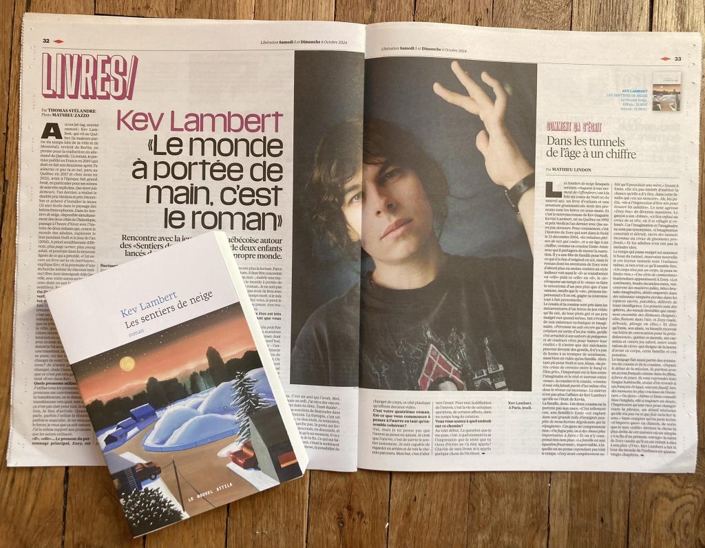 Kev Lambert dans Libération